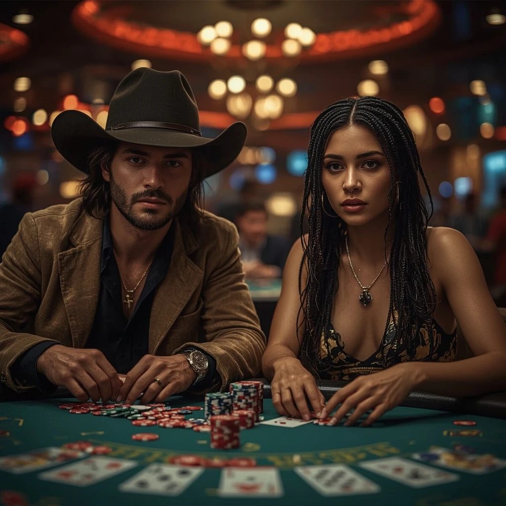photo de deux joueurs de poker LeoVegas Casino
