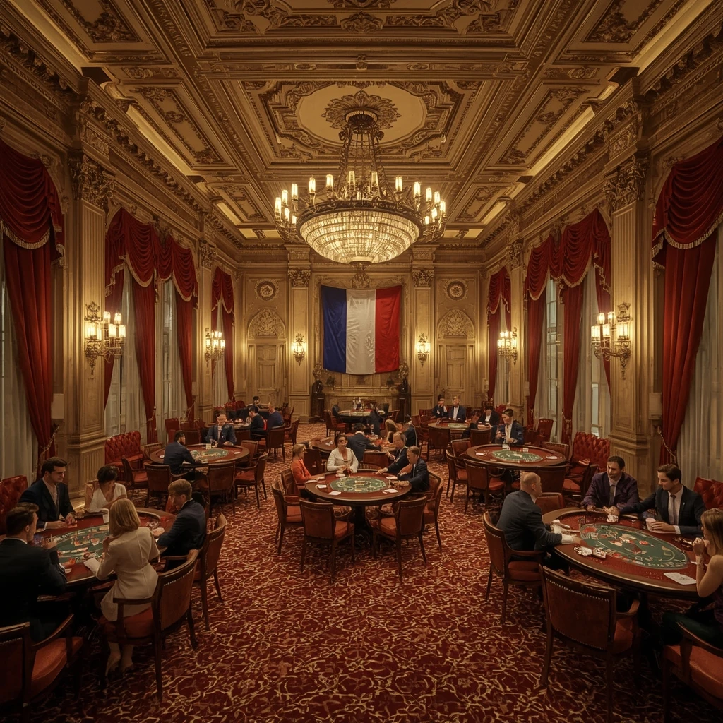 Le casino et le drapeau français LEO VEGAS CASINO